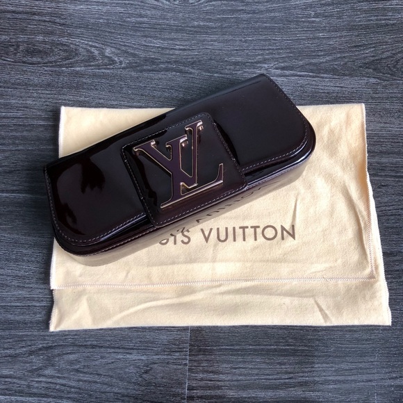 Louis Vuitton Sobe Clutch Plum Purple Vernis - Picture 2 of 7